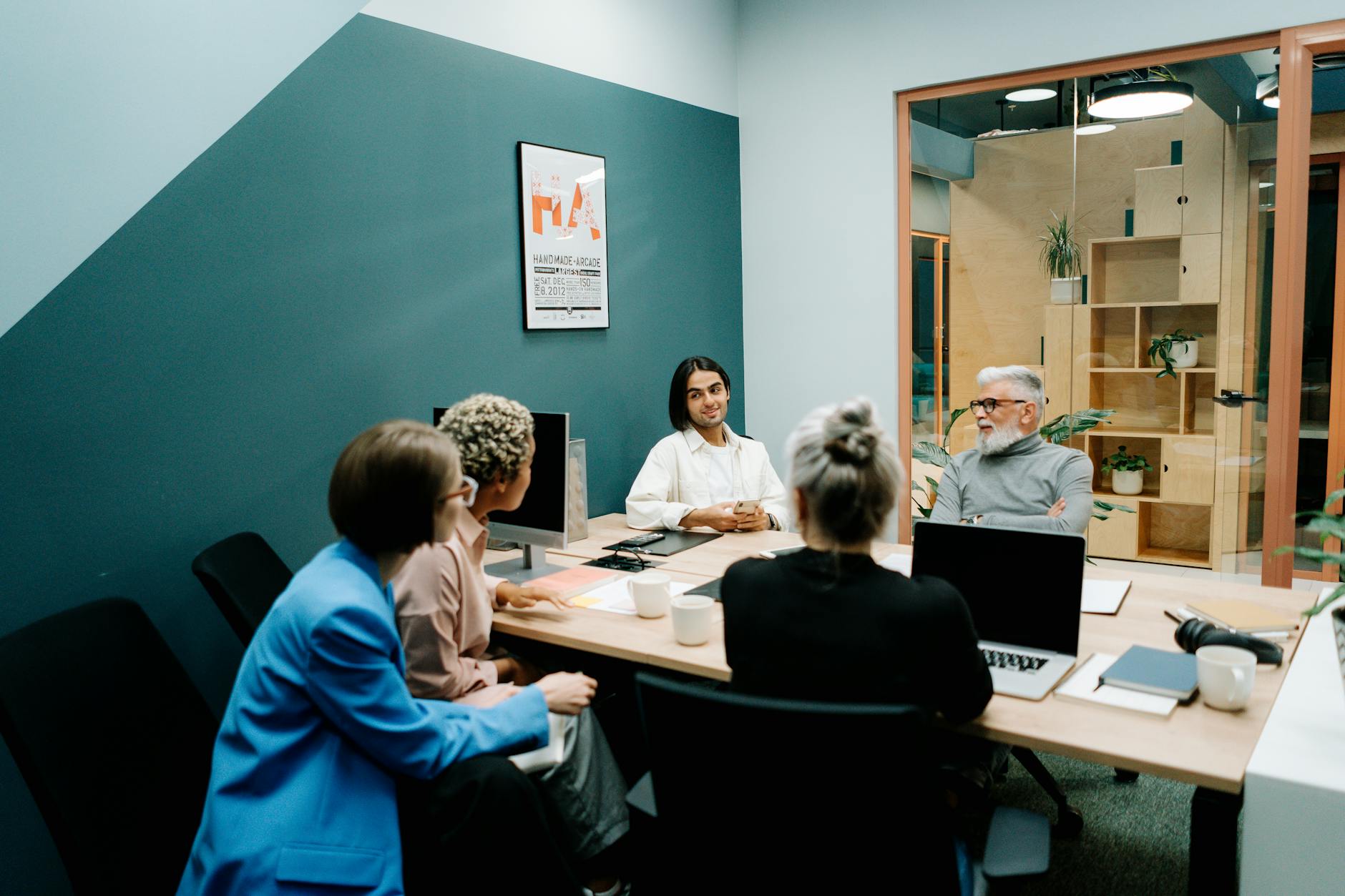 people sitting at the table